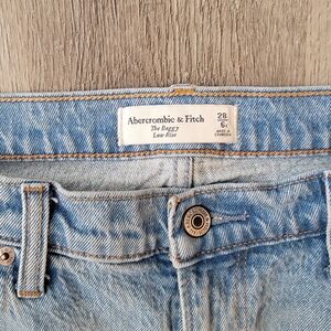 Abercrombie & Fitch The Baggy Low Rise Light Blue Jeans